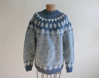 Fair isle sweater | Etsy
