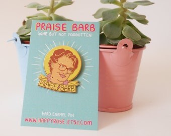 Praise Barb Stranger Things Pin