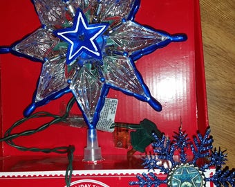 Items similar to Dallas Cowboys Christmas Tree Topper on Etsy