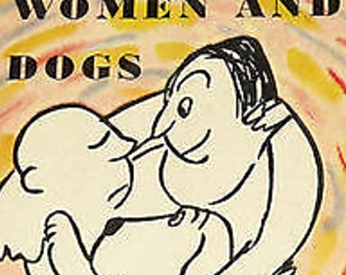 Thurbers Men, Women and Dogs Book, Humor, Illustrated Cartoons, Bantam Book, Vintage Paperback 1946