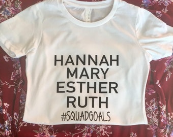 Womens christian shirt, christian shirt, bible shirt, squad shirt, bible women shirt, jesus shirt, christian teen shirt, mom shirt,