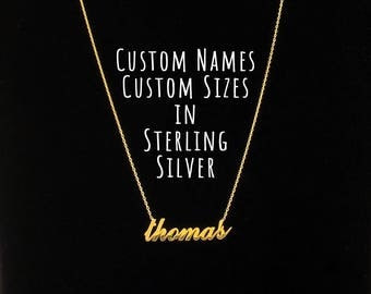 Personalized Name Necklace / Personalized Jewelry / Dainty Name Necklace / Custom Name Necklace / Customized Jewelry / 925 Sterling Silver