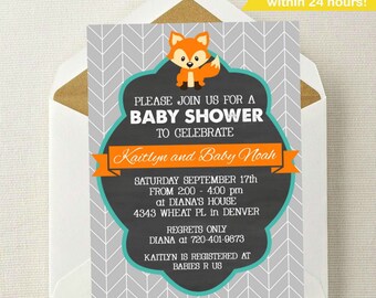Fox baby shower | Etsy