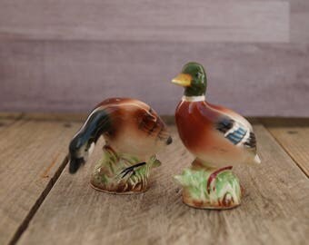 Mallard Duck Salt and Pepper Shaker Set