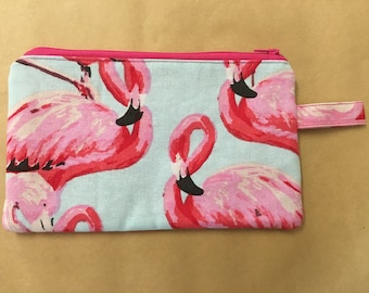 Flamingo Clutch / Pencil Case