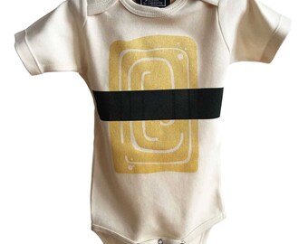 Egg Sushi Baby Onesie,Tamago Nigiri Print Creeper