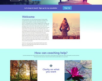 Holistic Wordpress Website Template for Psychics and Energy