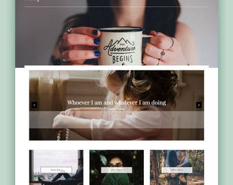 Classic Blogger Template - "Mary" | Premade Blogger Template, Responsive Blog Template, Blog Web Design, Blogger Blog Design, Blogger Theme