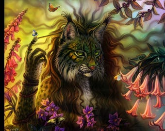 Garden Keeper 8x12" Lustre print