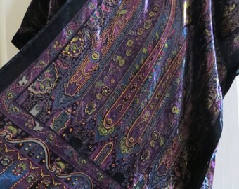 Velvet kimono jacket | Etsy