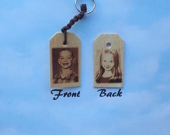 2-Sided Photo Keychain, Photo Key Chain, Photo Keyring, Custom Photo Gifts, Personalized Photo, Picture Keychain, Photo Pendant, Photo Charm