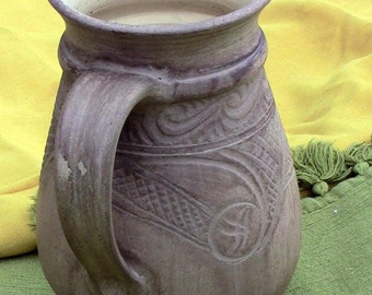 pottery mug large hand thrown mug dad beer glass ceramic beer growler clay beer mug beer mug fathers day ceramic beer mug pottery beer stein