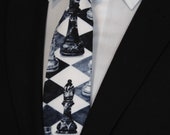Chess Tie – Mens Chess Themed Necktie