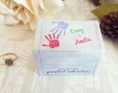 Up Mail Box Luxury Wedding Ring Box | Double Ring Box | Personalised Wedding Ring Box | Engagement Ring Box