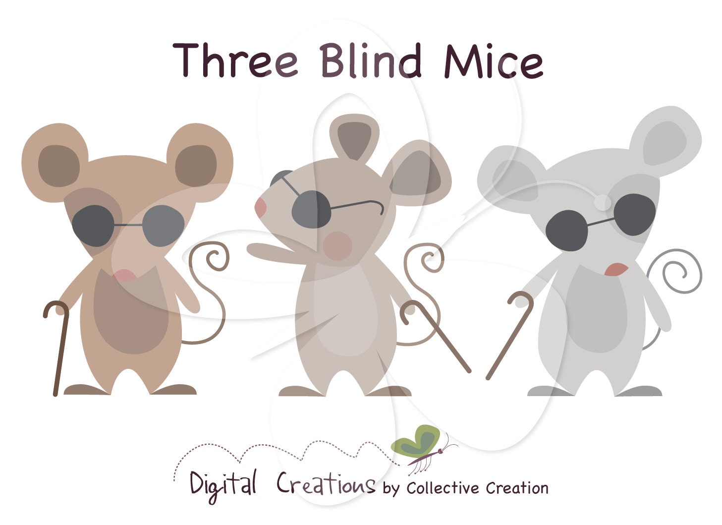 Три слепых мышки. Three Blind Mice. Three Mice клипарт. Паттерн три слепых мыши. 3 Blind Mice illustration.