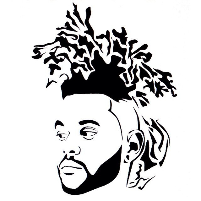 The Weeknd Coloring Pages Sketch Page Sketch Coloring Page