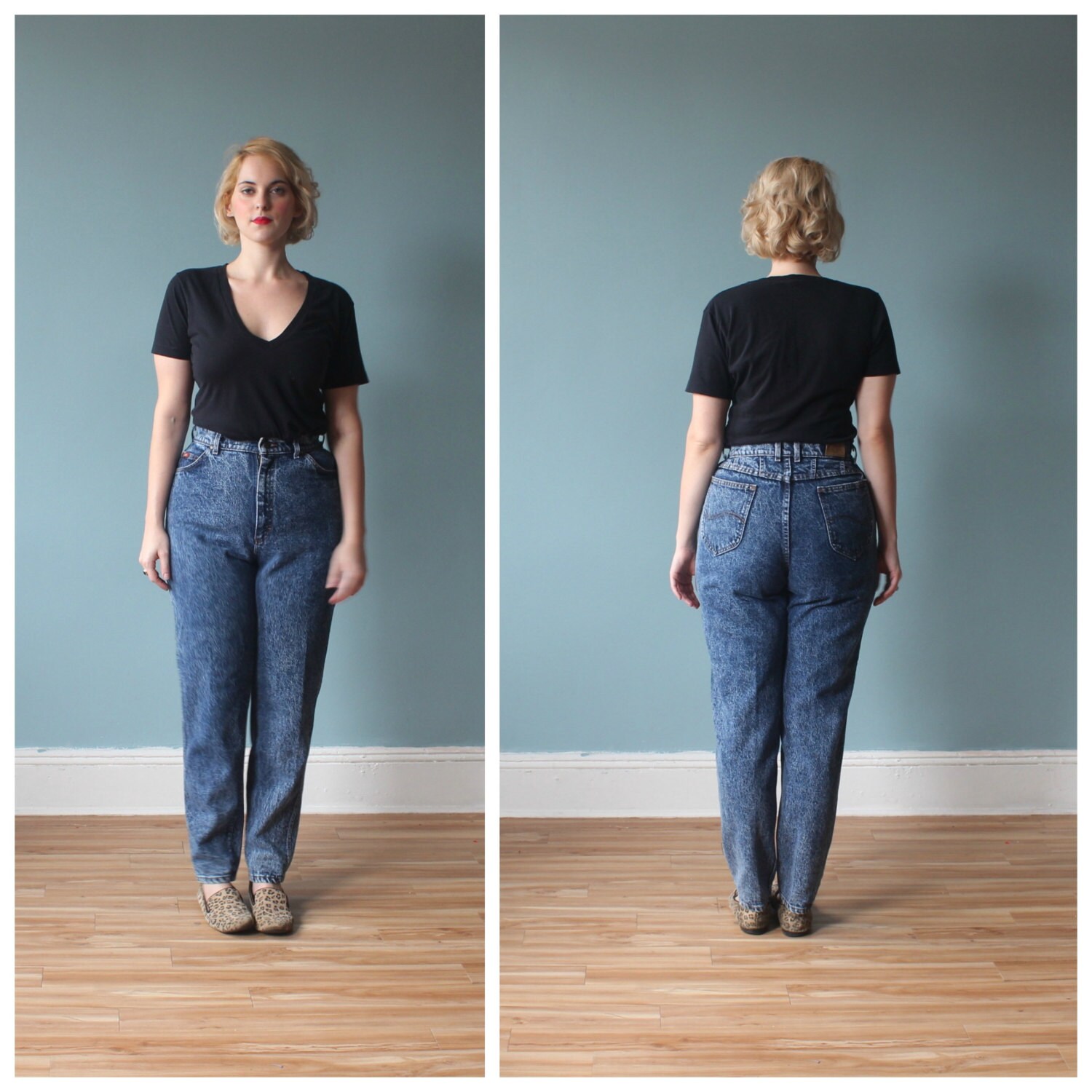 Широкие джинсы для полных женщин