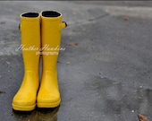 Yellow Boots - Fine Art Photography Print 8x10
