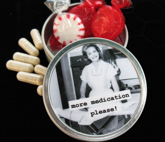More Medication Please Metal Pill Trinket box by picardcreative