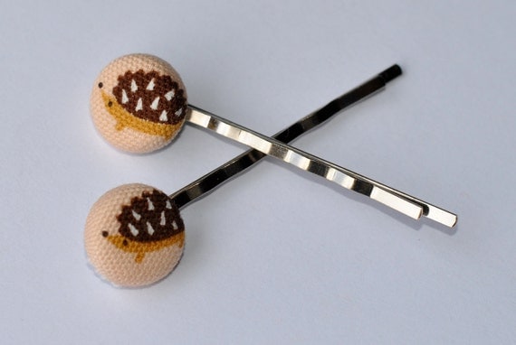 Hedgehog Bobby Pins