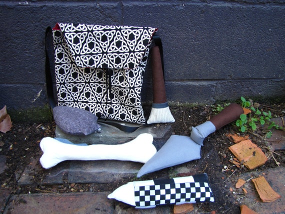 Plush Archaeology Tool Kit