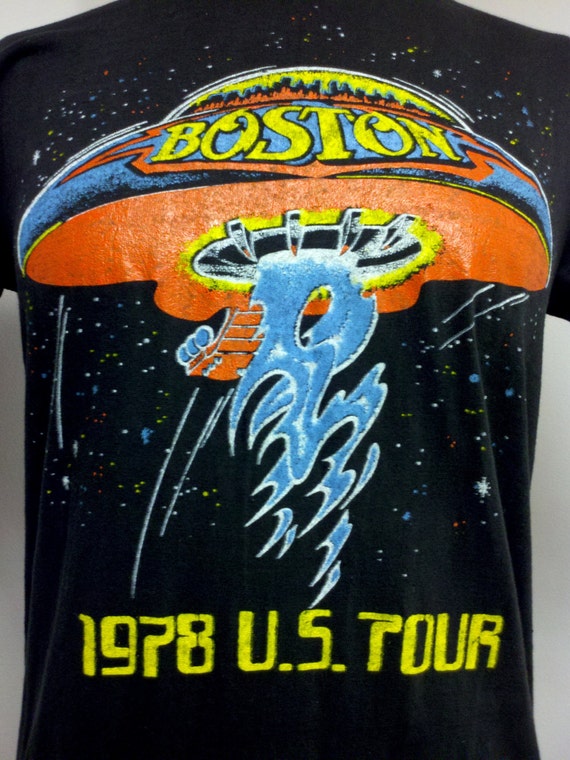 Vintage 1978 BOSTON Concert T-Shirt NOS Deadstock | eBay