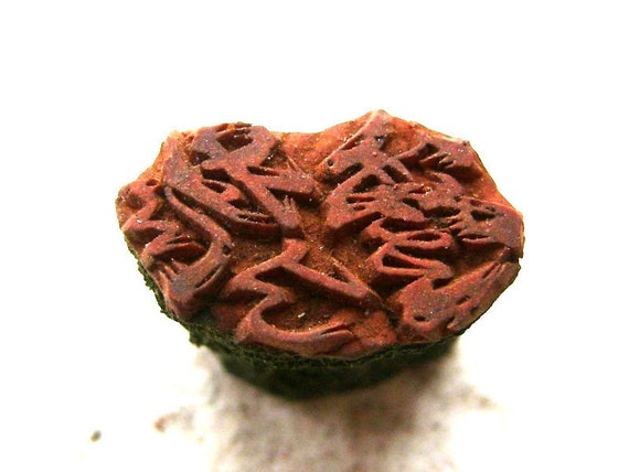 Vintage  Japanese Rubber Stamp Peach 166 von VintageFromJapan