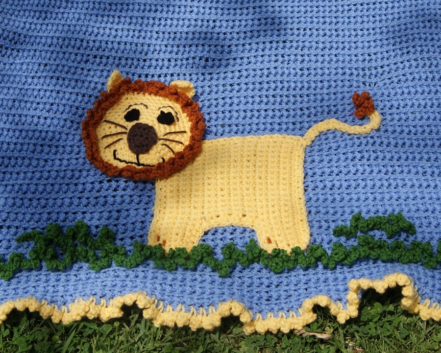 Easy Crocheted Baby Blanket Pattern