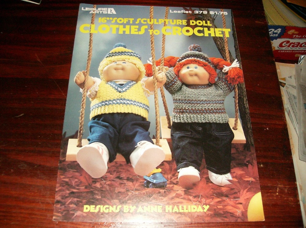 Free Eighteen Inch Doll Jazzy Winter Outfit Crochet Pattern Part